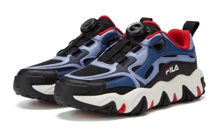 Youth FILA Comfortable Durable Kids Training Shoes Blue 3