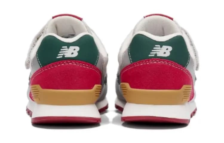 New Balance NB 996 Cushioning Wear Resistant Low Top Kids' Running Shoes Gray Red Kids' 4