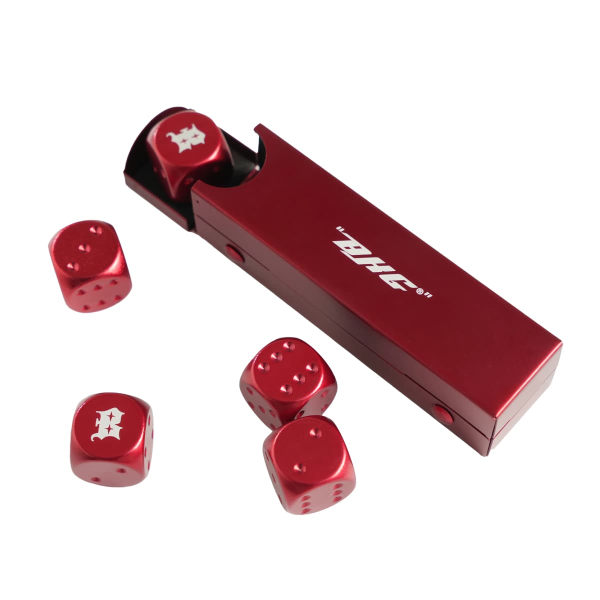 BJHG New Year Red Party Game Decor Streetwear Personality Creative Metal Dice Other Accessories Unisex Couple