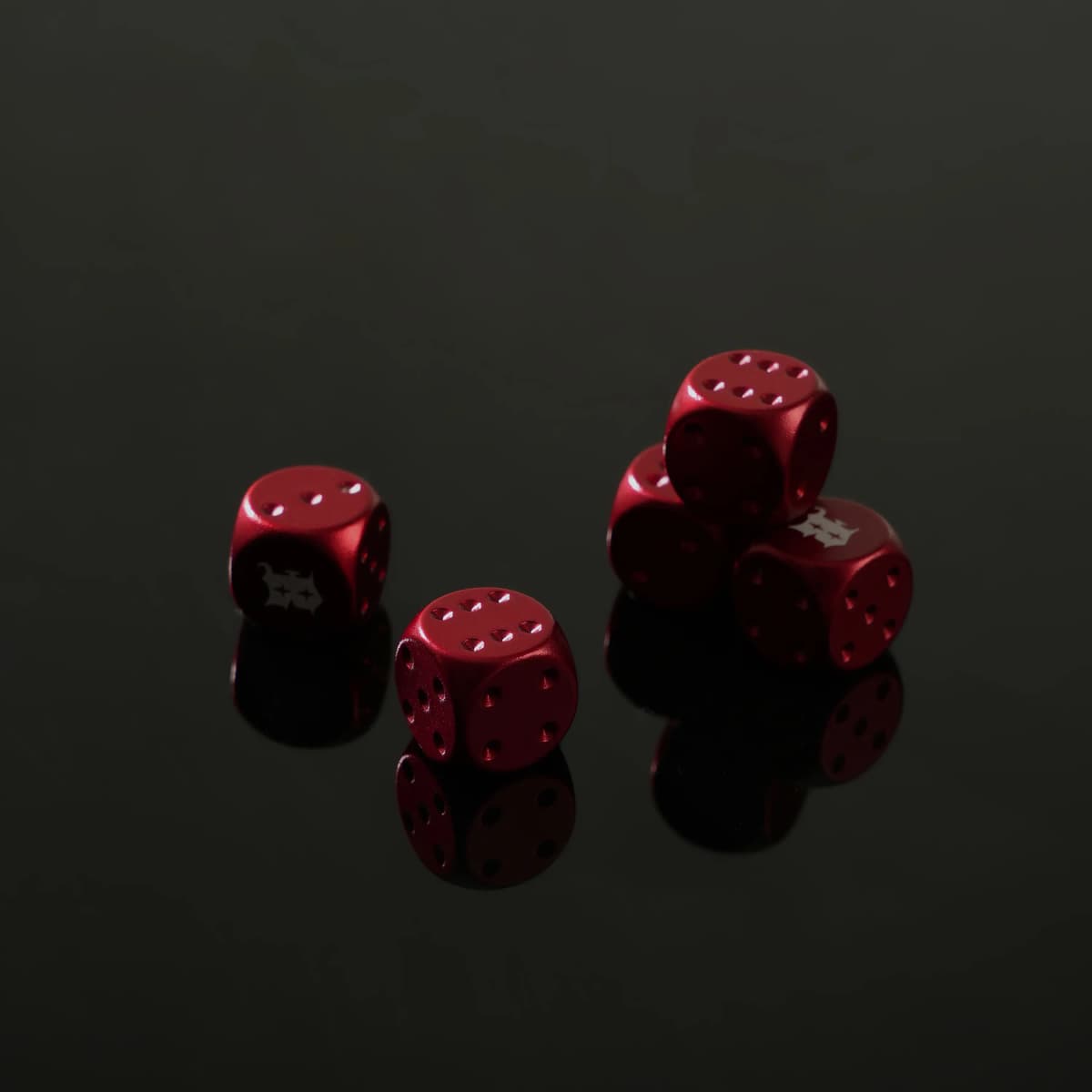 BJHG New Year Red Party Game Decor Streetwear Personality Creative Metal Dice Other Accessories Unisex Couple 7