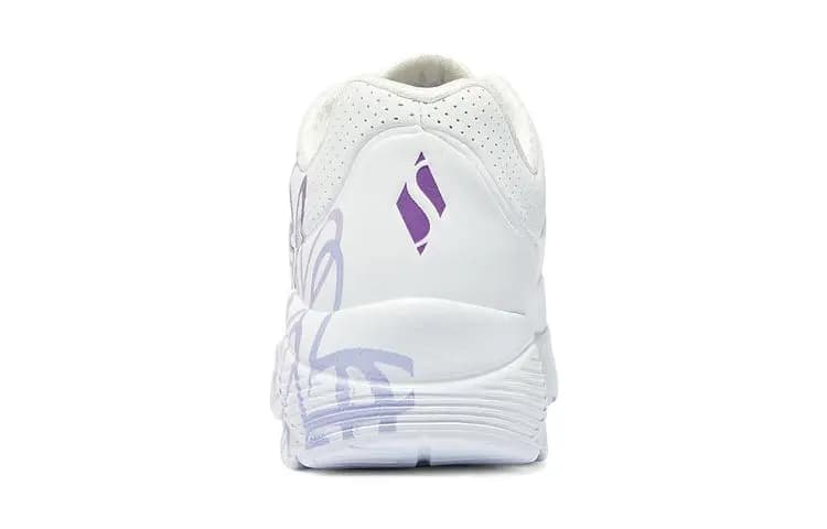 Skechers UNo Uşaq İdman Ayaqqabısı Ağ/Bənövşəyi 4
