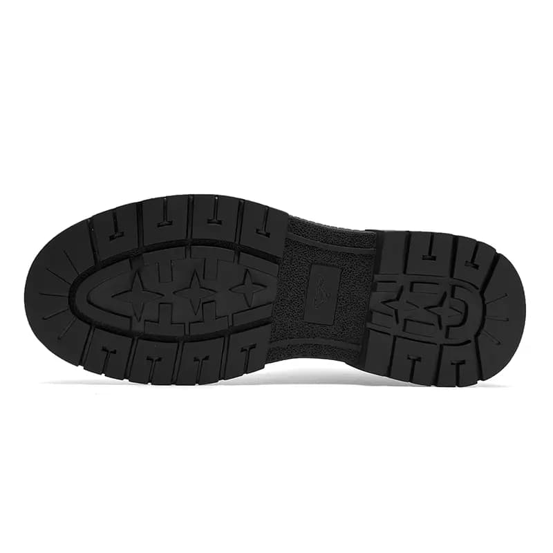 SEPTWOLVES Classic Retro Versatile Martin Boots Men's Black 7