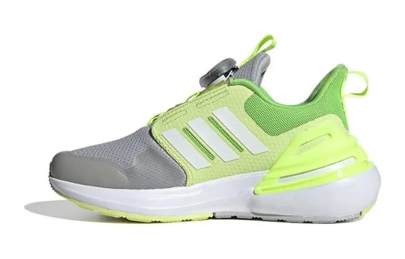 Adidas Rapidasport BOA Low-Top Uşaq Qaçış Ayaqqabısı Boz/Yaşıl