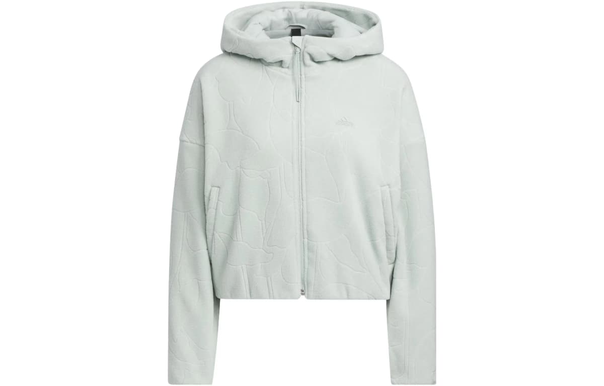 Adidas CITY ESCAPE Qadın Məxmər Pencəyi Gümüşü/Boz