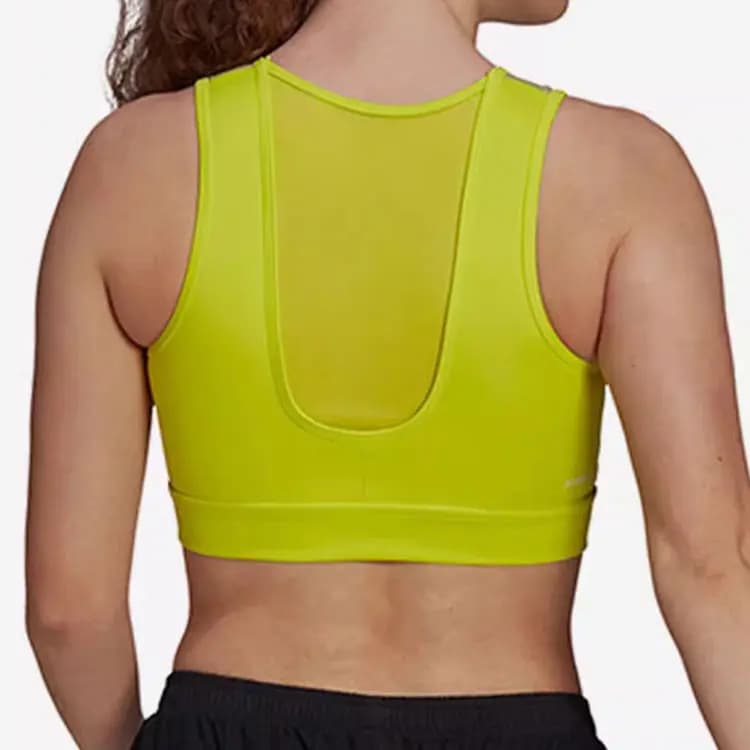 Adidas Sleeveless Sports Shirts Women's Neon Yellow 3