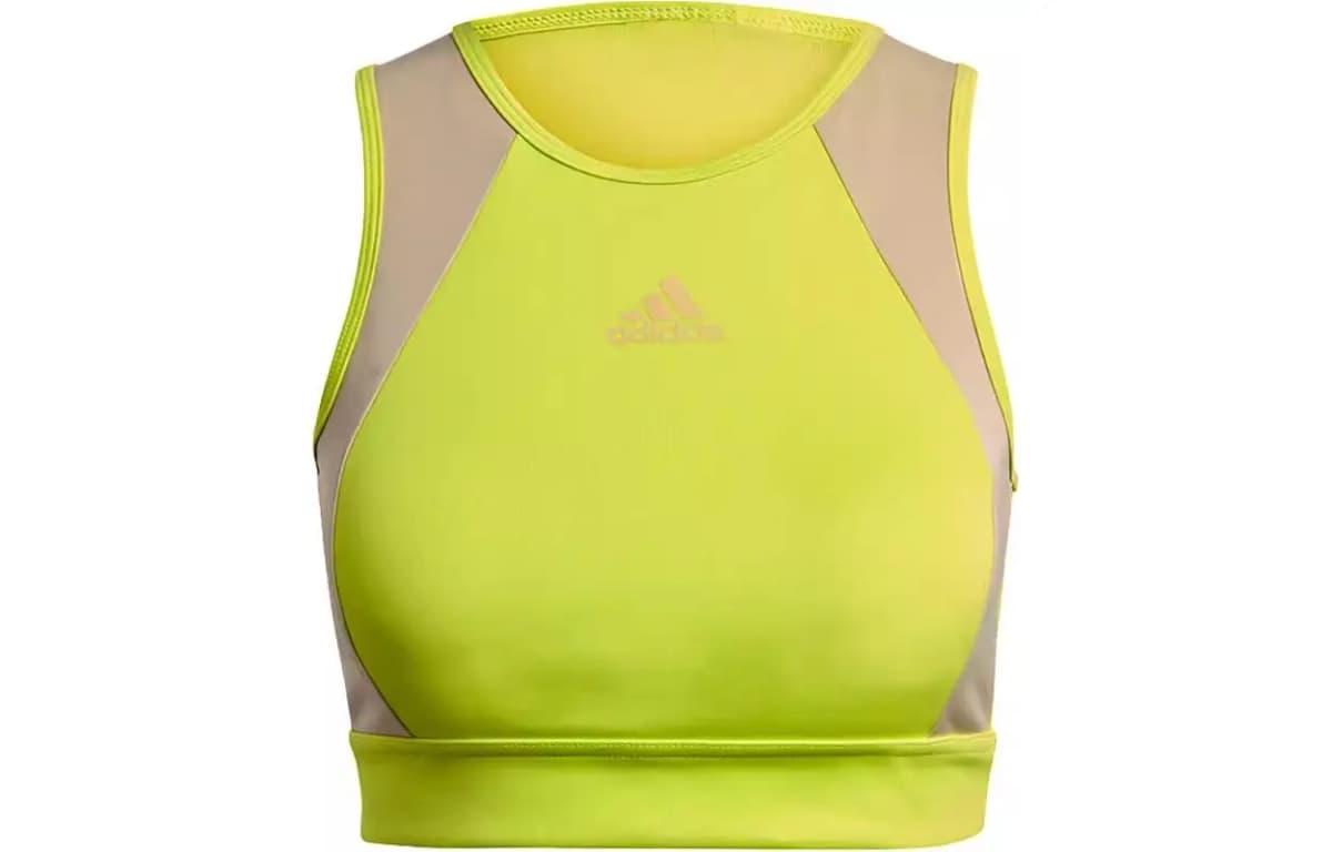 Adidas Sleeveless Sports Shirts Women's Neon Yellow
