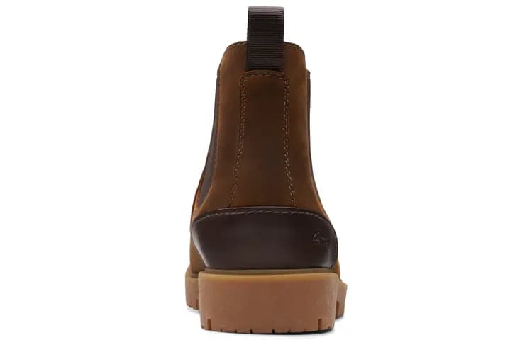 Clarks Kişi Çelsi Çəkməsi Qəhvəyi 4