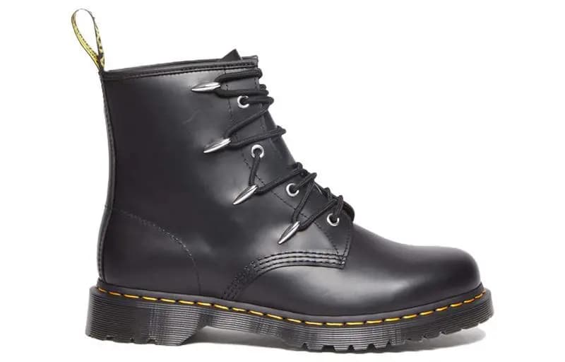 Dr.Martens 1460 Alien Hardware Leather Lace Up Boots 'Black' 2