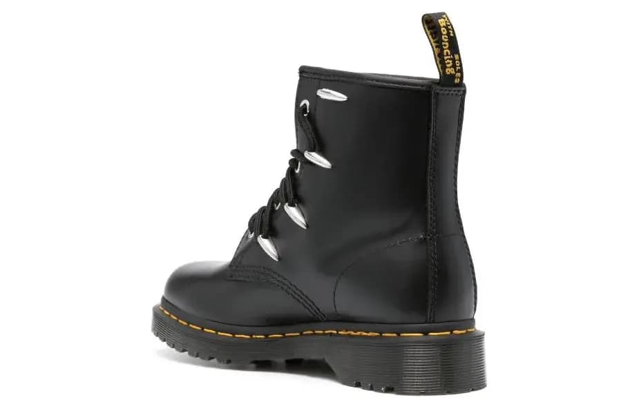 Dr.Martens 1460 Alien Hardware Leather Lace Up Boots 'Black' 4