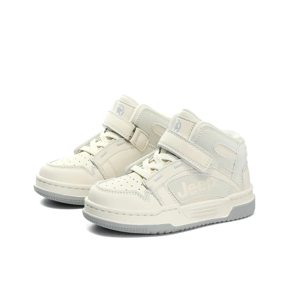 Jeep High-Top Kids' Skateboarding Shoes White Kids' 4