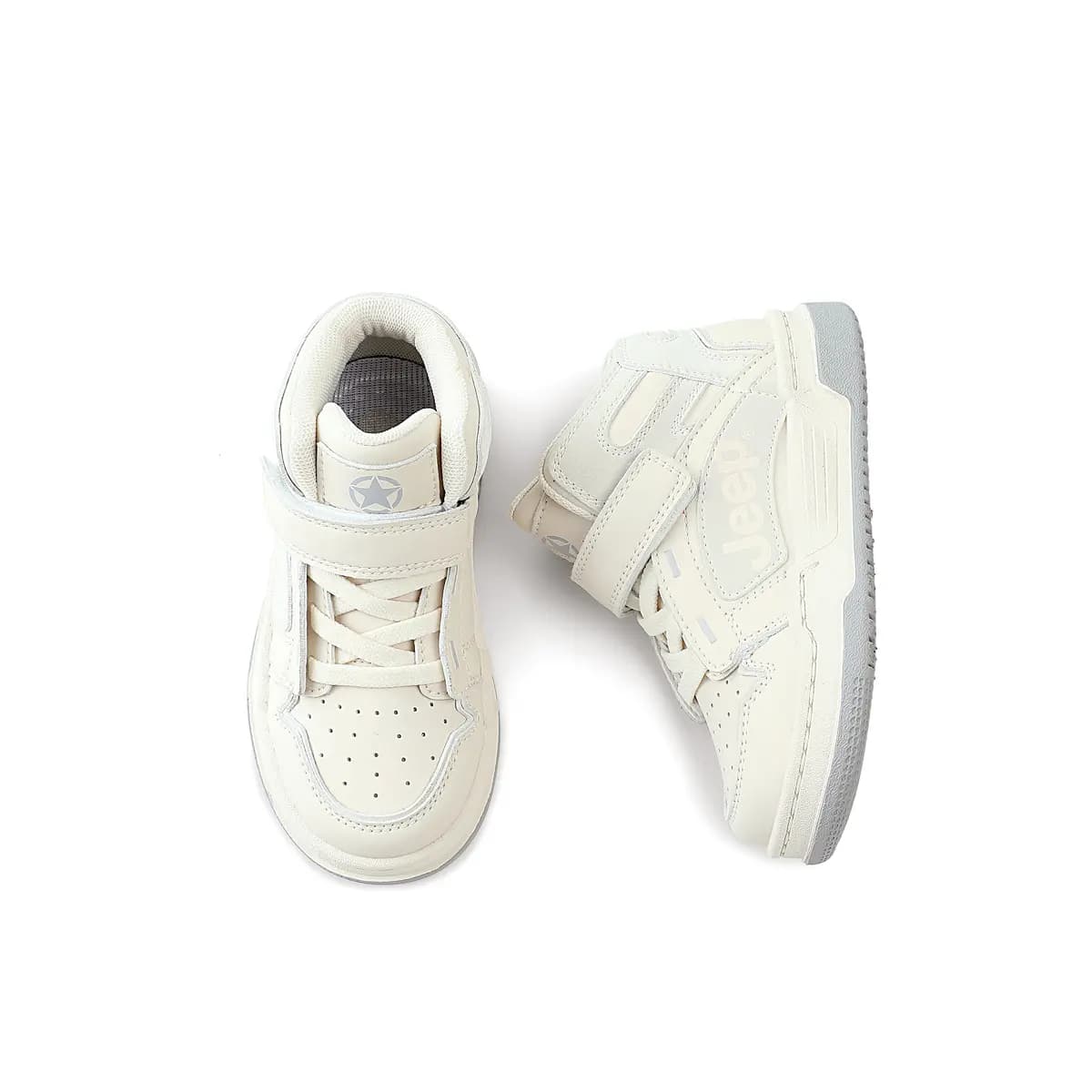 Jeep High-Top Kids' Skateboarding Shoes White Kids' 6