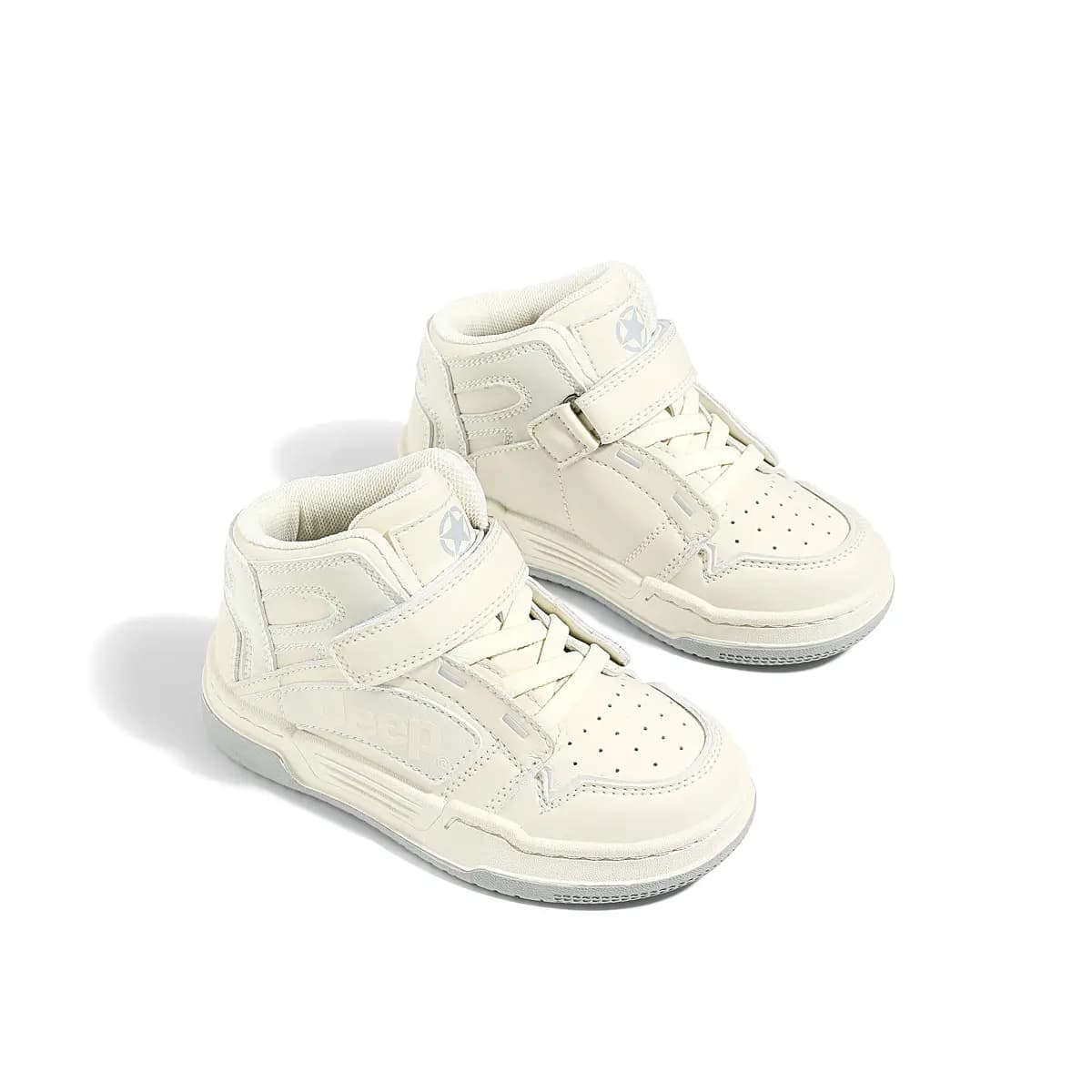 Jeep High-Top Kids' Skateboarding Shoes White Kids' 3
