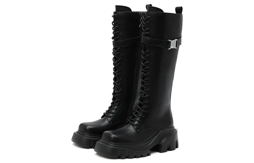 DAPHNE LAB Candy Series Knee-high Boots 6cm Women's 4