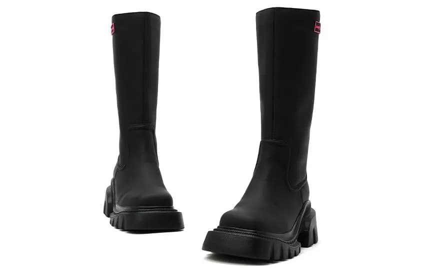 DAPHNE LAB Silk Fashion Versatile Casual High Boots 6cm Women's 11
