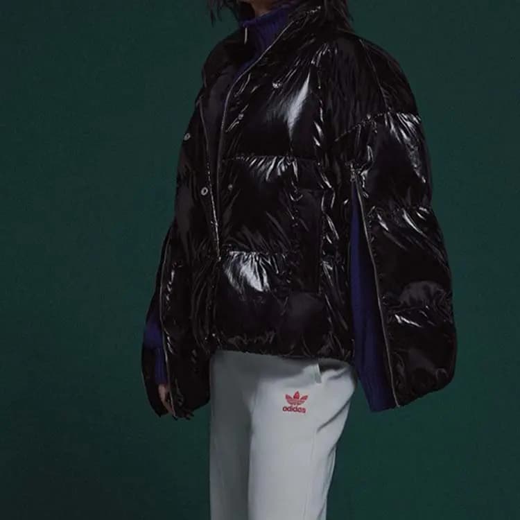 adidas Originals Qadın Puffer Pencəyi Qara 4