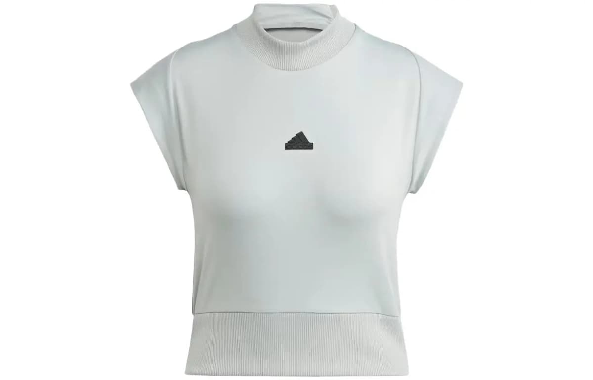 adidas Z.N.E. Loqo Yazılı Köynək Qadın Açıq Mavi/Boz