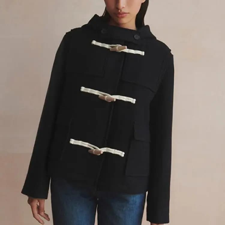 Jw Anderson X UNIQLO Palto Qadın Qara 2