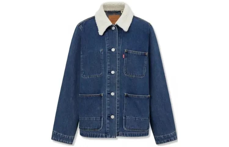 Levis FW23 Denim Qadın Pencəyi Mavi