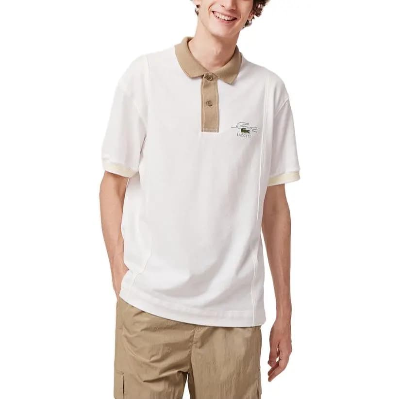 LACOSTE Kişi Polo Köynəyi Ağ 2