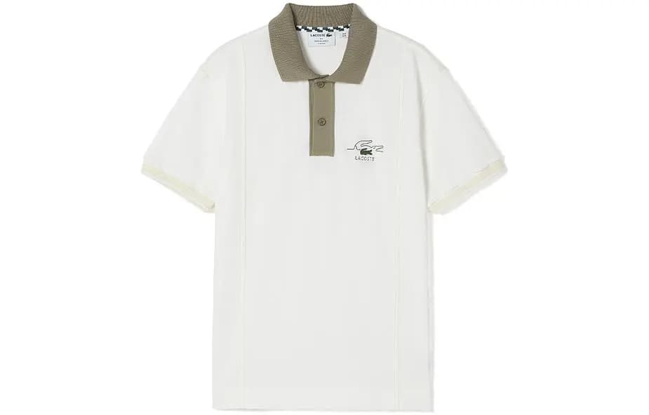 LACOSTE Kişi Polo Köynəyi Ağ
