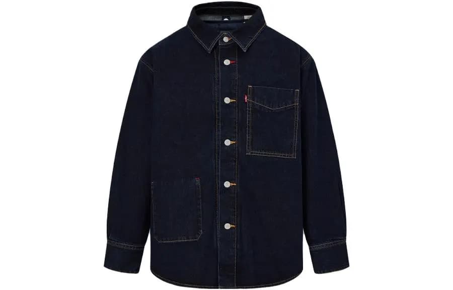Levis FW23 Denim Jacket Kişi Tünd Göy