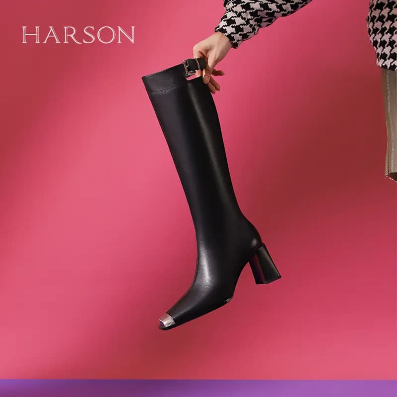 HARSON Qadın Uzunboğaz Çəkmə 4