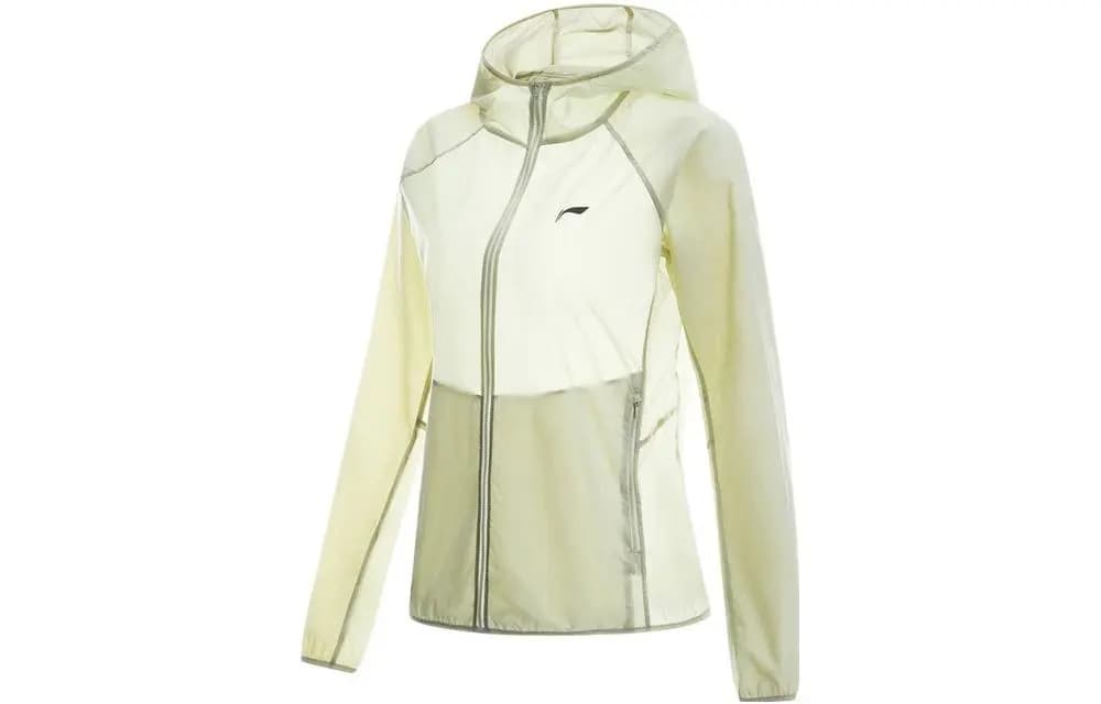 LINING Running Collection Qadın Günəşdən Qoruyucu Geyim Wuzhi Green