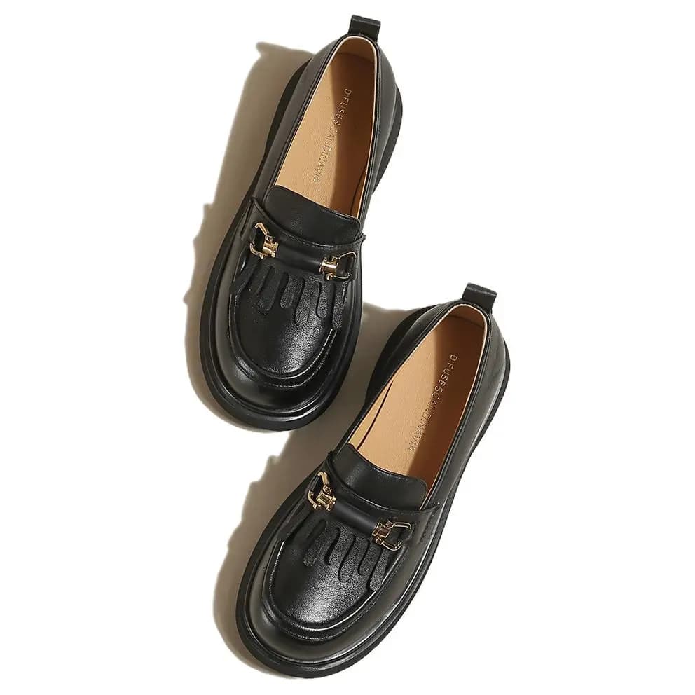 D:FUSE SCANDINAVIA Loafers 4.3cm Women's Black 3