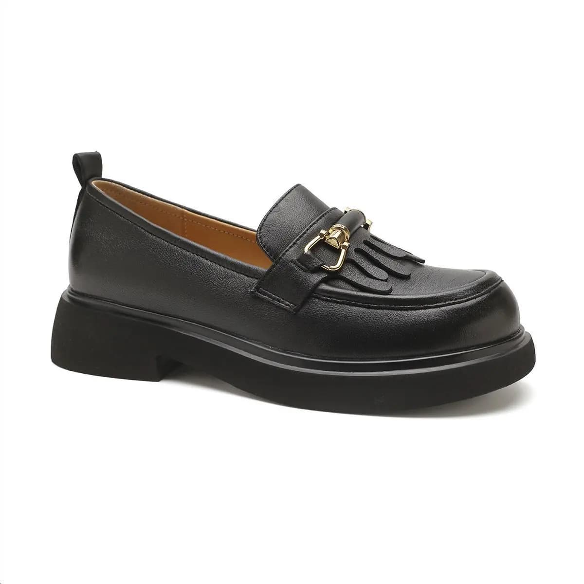 D:FUSE SCANDINAVIA Loafers 4.3cm Women's Black 2