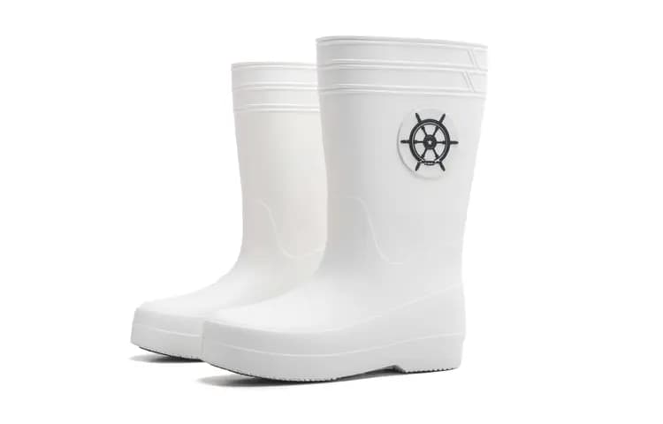 Jifffly Yağış Çəkməsi Unisex Ağ