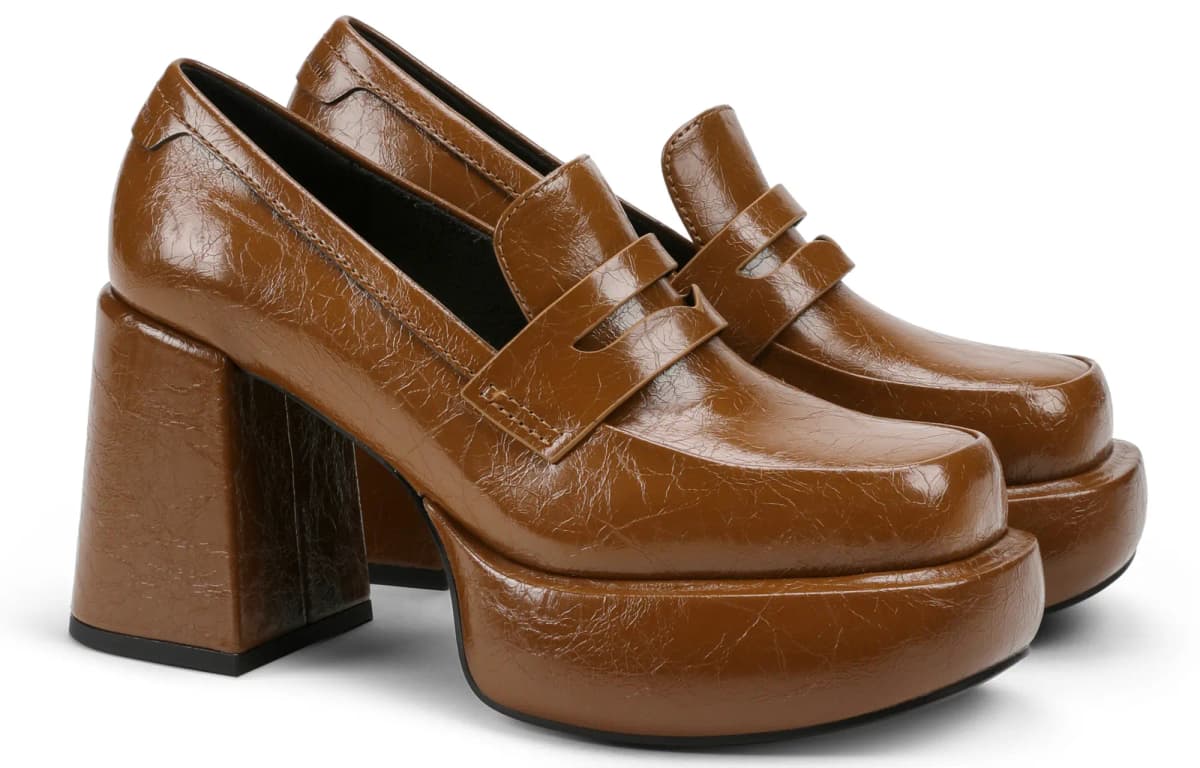 CHARLES&KEITH Chunky Heel High Heels 8.9cm Women's 6