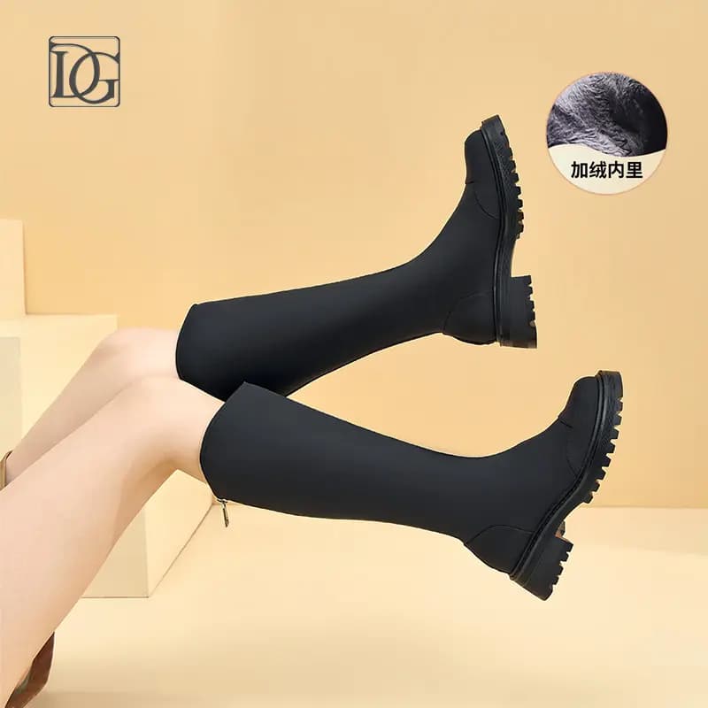 DG Knee-high Boots 4.5cm Women's 3