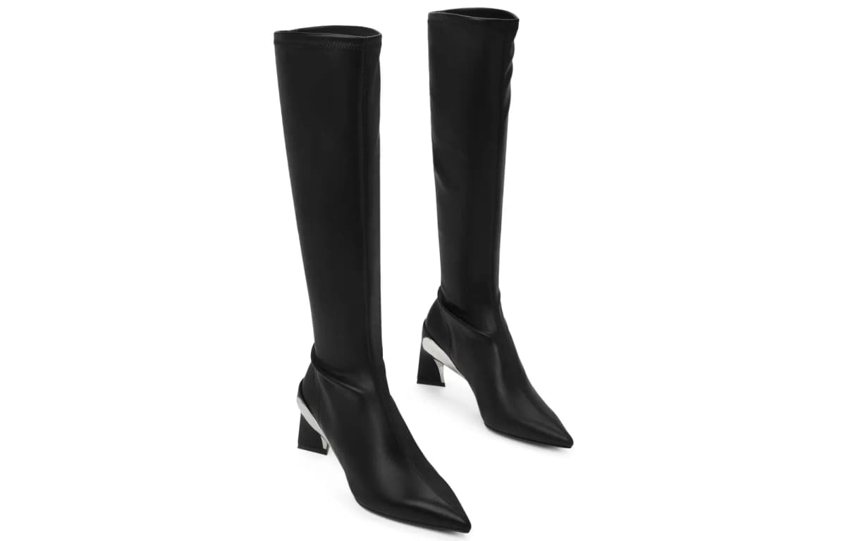 CHARLES&KEITH Qadın Uzunboğaz Çəkmə 3