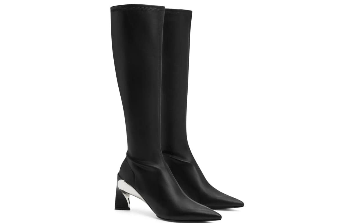 CHARLES&KEITH Qadın Uzunboğaz Çəkmə 2