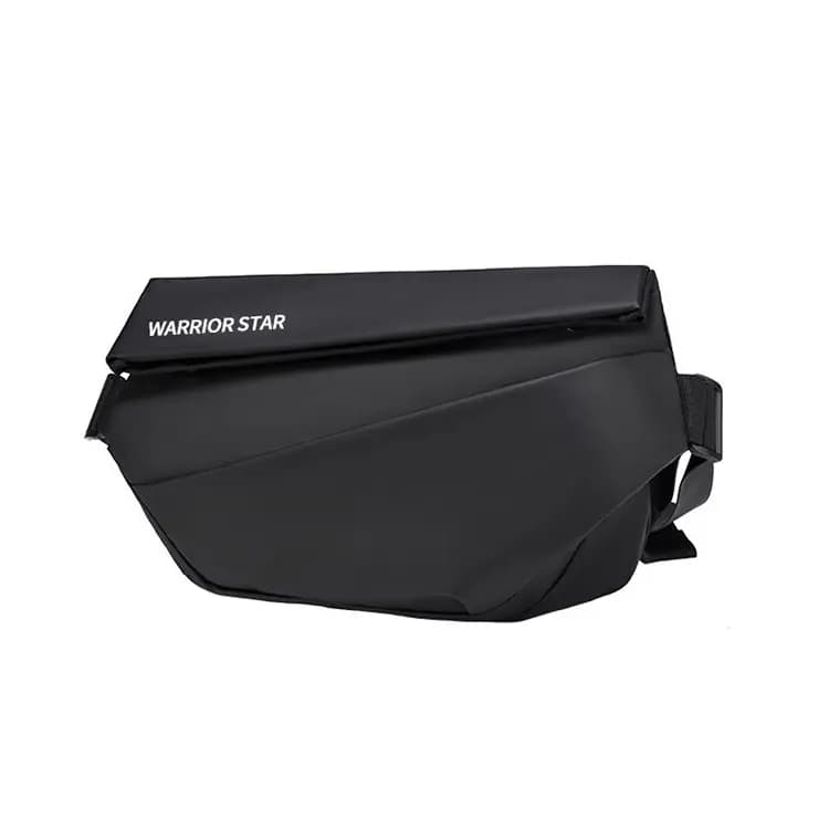 Warrior Polyester Crossbody Bag, Shoulder Bag, Sling Bag Tubas Men's Black 2