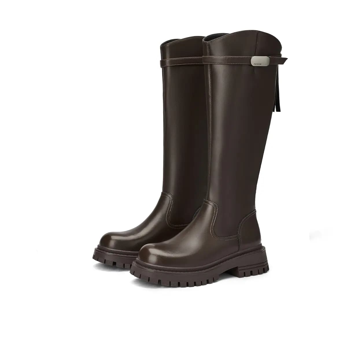 GEMEIQ Knee high Boots 4.9cm Women's 9