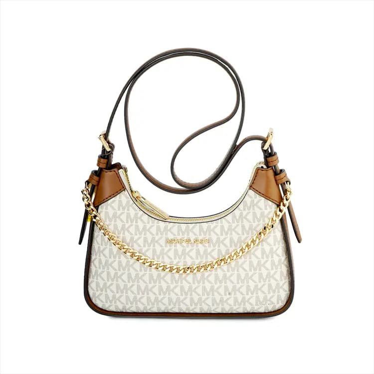 MICHAEL KORS Wilma Çanta Vanilla/Qəhvəyi Qadın 2