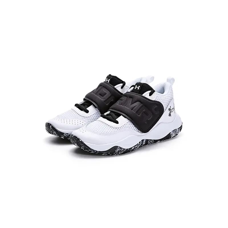 Under Armour Low Top Basketball Shoes White Kids' 6