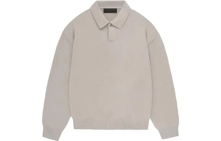Fear of God Essentials FW23 Cloud Series Polo Köynək Kişi Silver Cloud