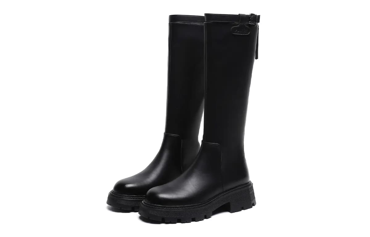 Mulinsen Knee-high Boots 4.5cm Women's 3