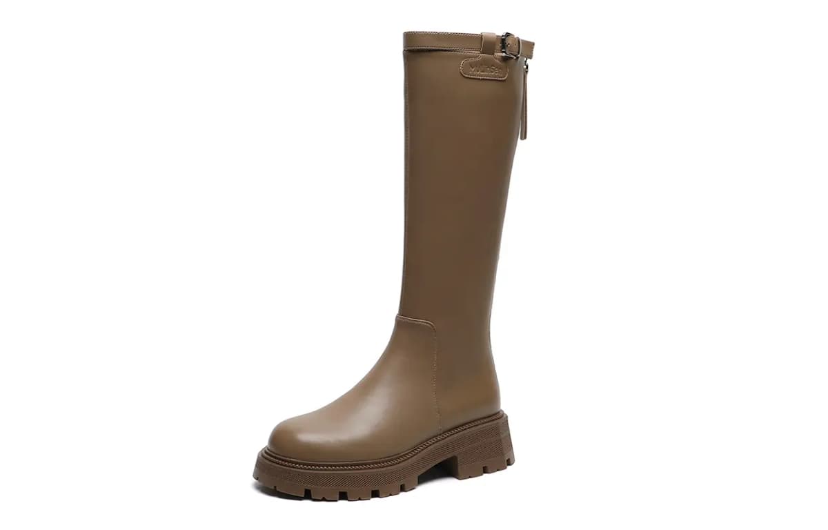 Mulinsen Knee-high Boots 4.5cm Women's 8