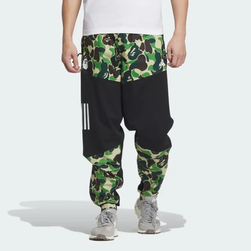 Adidas X Bape Kişi Şalvarı Qara 2