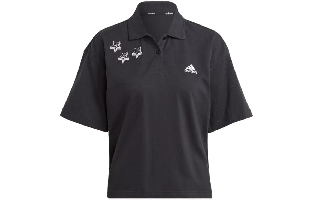 adidas Qadın Polo Köynəyi Qara