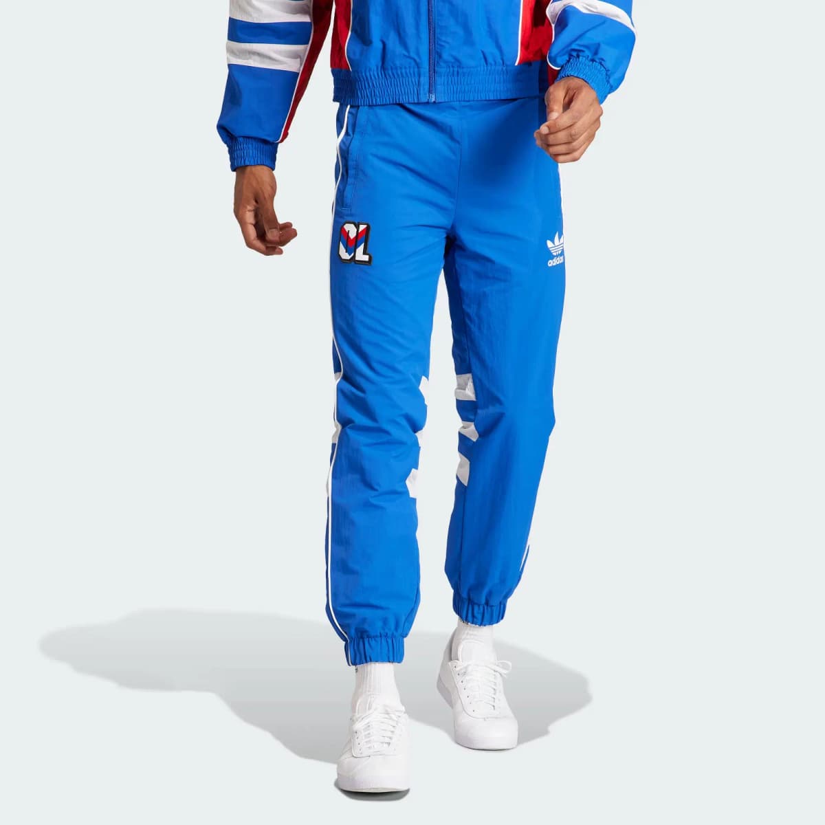 Adidas Olympique Lyonnais Sports Pants Men Collegiate Blue 2