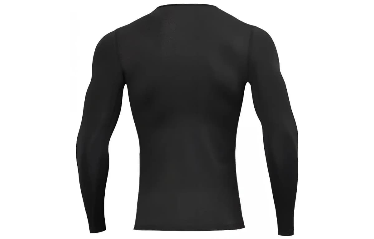 Li-Ning Logo Print Fleece-Lined Warm Slim Fit Fitness Top Men's Black 2