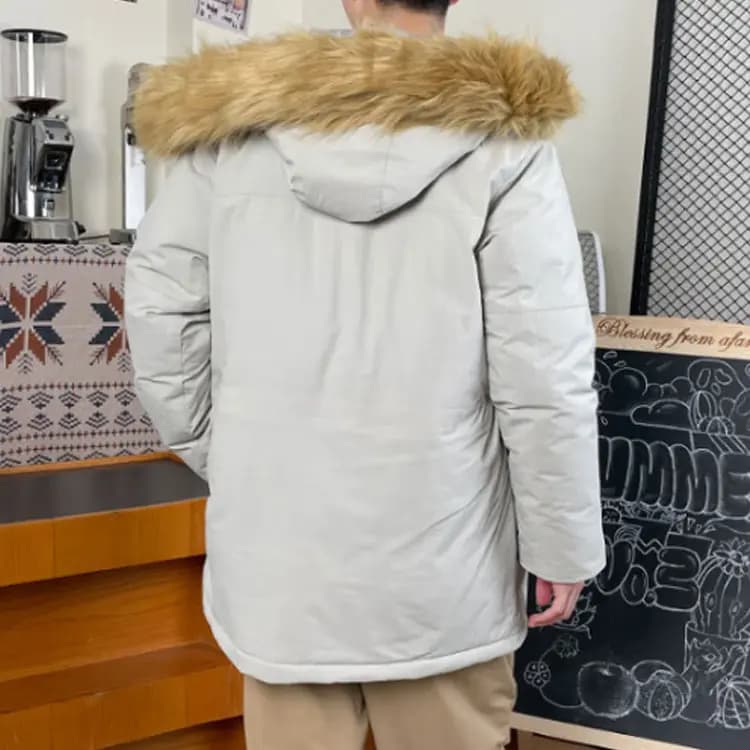New Balance Down Jacket Kişi Boz 3