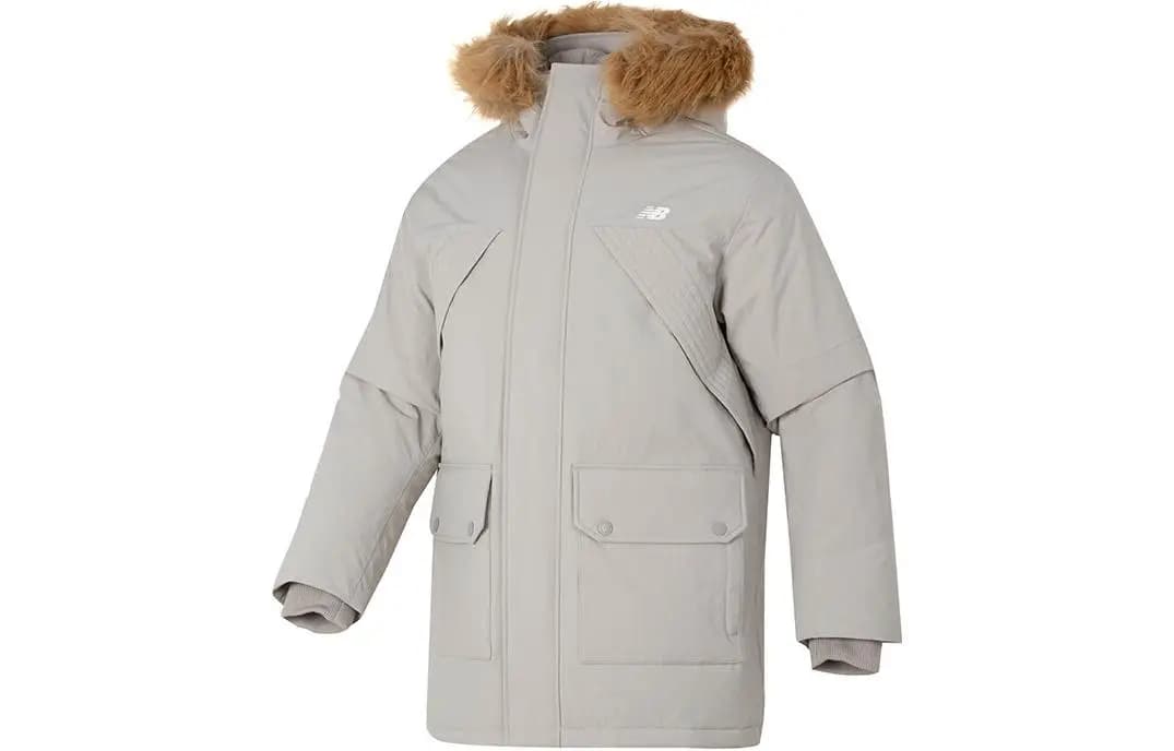New Balance Down Jacket Kişi Boz