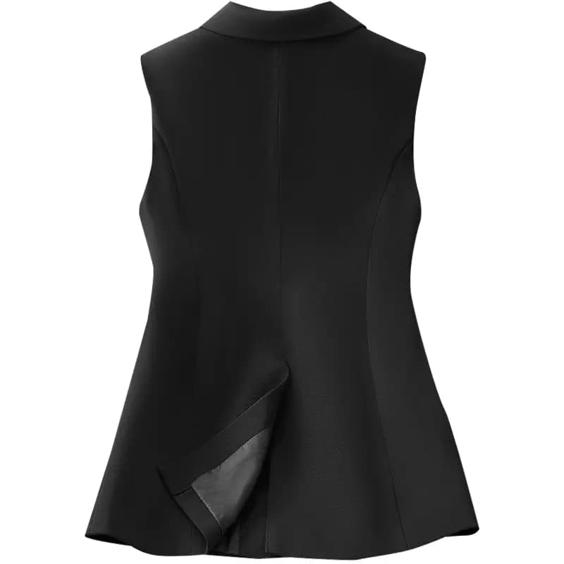 Shechi Commuter Slimming Workplace Sleeveless OL Style Vest Suit Vest Women's Black 2