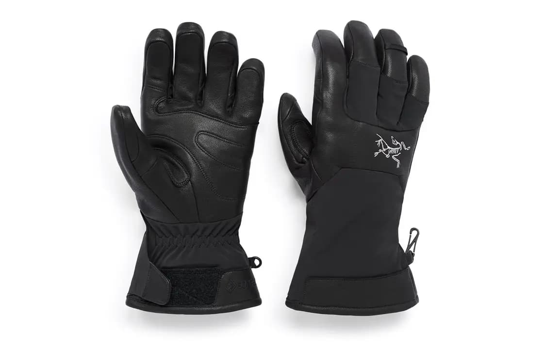 Arcteryx Sabre Glove Letter Print Gloves Unisex Black