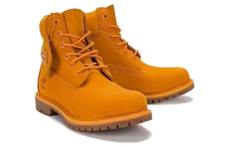 Timberland 50th Edition Premium 6 Inch Qadın Çəkməsi 'Medium Orange Nubuck' 4